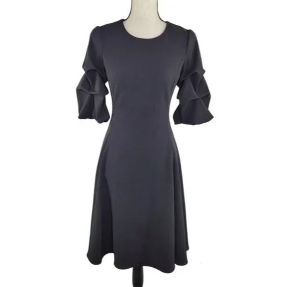 sachin and babi light blue dress Donna Karan WM Poly Dress